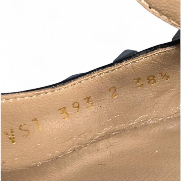 VALENTINO GARAVANI White Leather Caged Rockstud Pointed Toe Sanda… - Picture 8 of 10